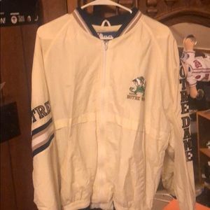 Vintage Notre Dame light weight jacket